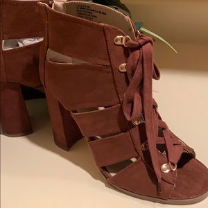 JustFab Chunky Heeled Sandals